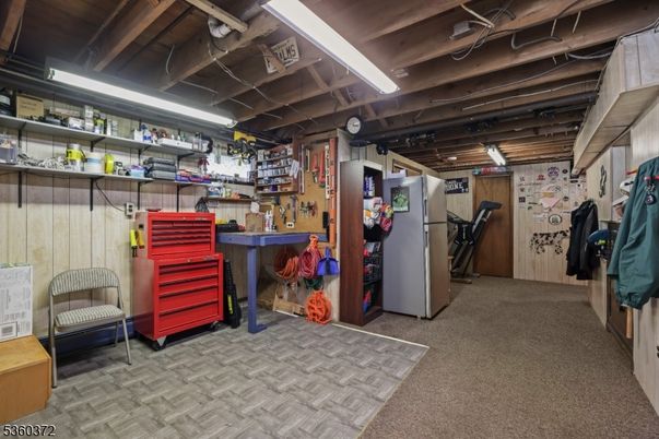 Fitness Equipment, Interior, Wooden Walls
