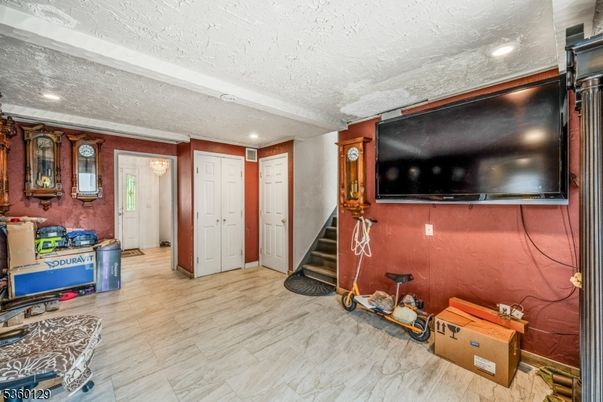 Interior, Marble, Recessed Lighting, Wood Texture Flooring