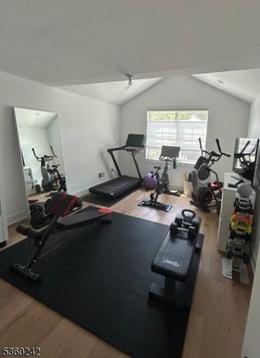 Fitness Equipment, Interior, Wood Texture Flooring