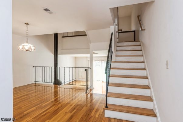 Interior, Pendant Lights, Wood Texture Flooring