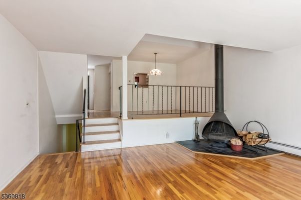 Chandelier, Fireplace, Interior, Pendant Lights, Wood Texture Flooring