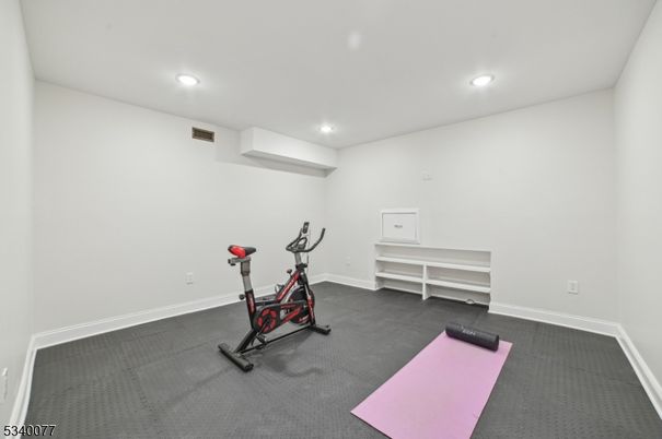 Fitness Equipment, Interior, Recessed Lighting