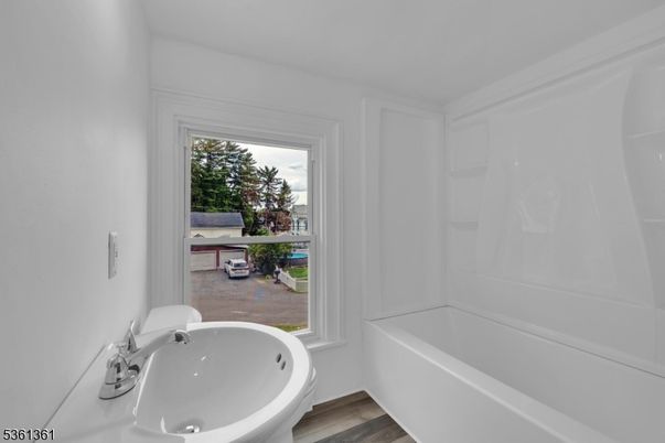 Bathroom, Interior, Wood Texture Flooring