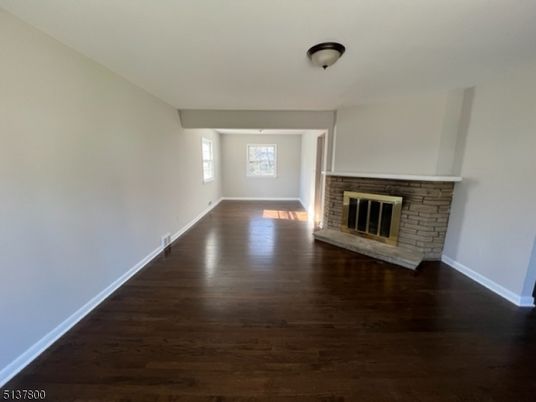 Empty room, Fireplace, Interior, Wood Texture Flooring