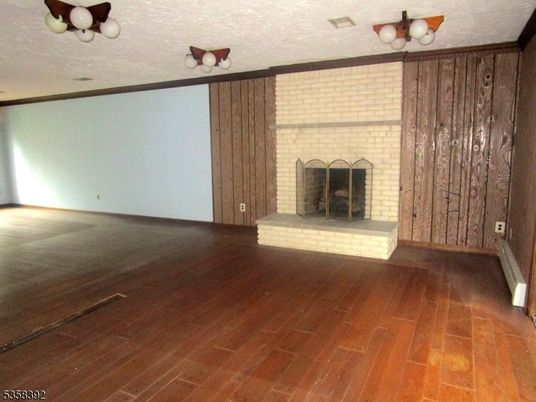 Empty room, Fireplace, Interior, Wood Texture Flooring