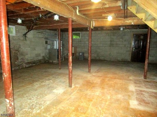 Interior, Stone Walls, Wooden Beams