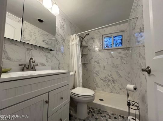 Bathroom, Interior, Marble Walls