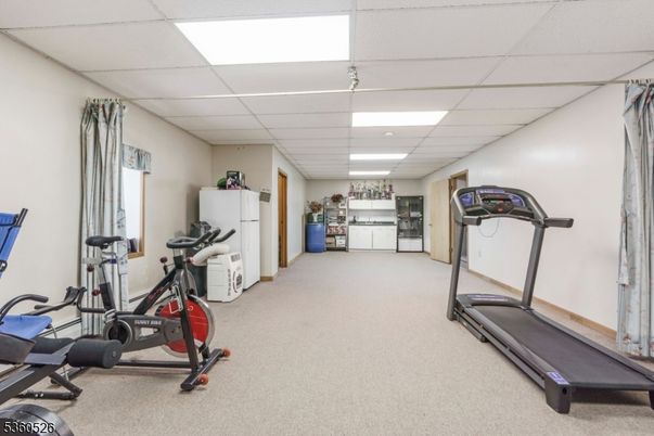 Fitness Equipment, Interior, Recessed Lighting
