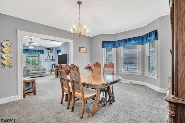 Chandelier, Dining room, Interior