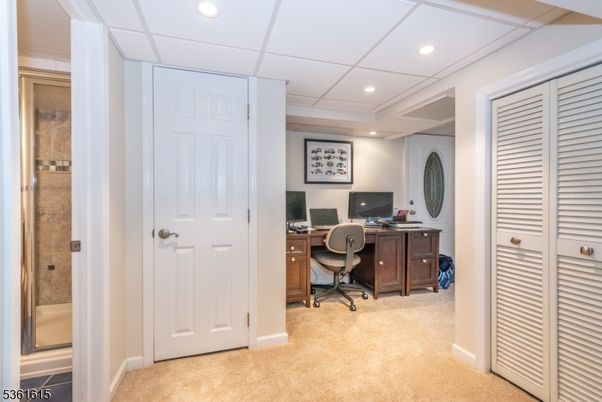 Home Office, Interior, Recessed Lighting