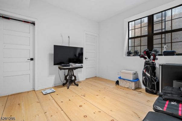 Fitness Equipment, Interior, Wood Texture Flooring