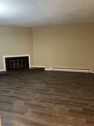Empty room, Fireplace, Interior, Wood Texture Flooring