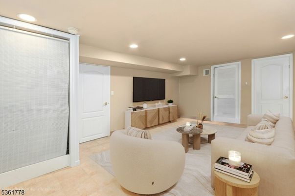Interior, Living room, Recessed Lighting