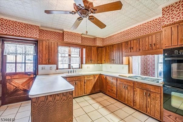 Interior, Kitchen, Tile Countertops