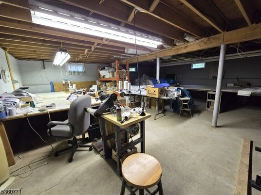 Home Office, Interior, Wooden Beams