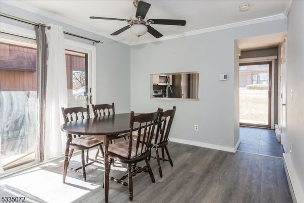 Dining room, Interior, Wood Texture Flooring
