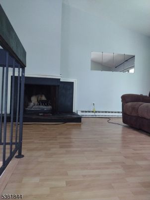 Fireplace, Interior, Wood Texture Flooring