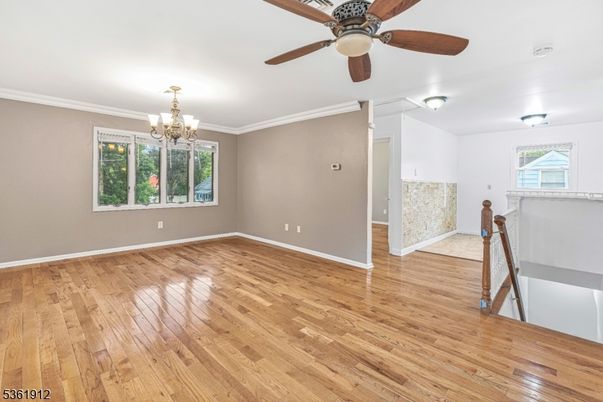 Chandelier, Empty room, Interior, Wood Texture Flooring