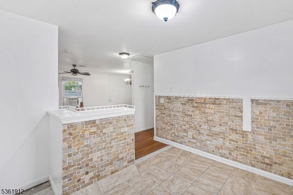 Interior, Stone Walls, Wood Texture Flooring