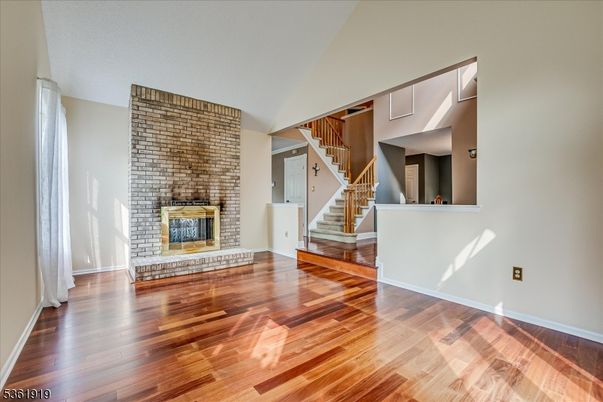 Fireplace, Interior, Wood Texture Flooring