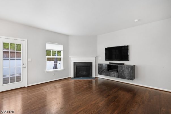 Empty room, Fireplace, Interior, Wood Texture Flooring