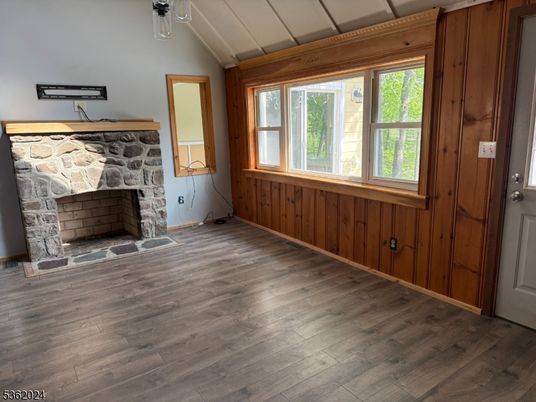 Fireplace, Interior, Wood Texture Flooring, Wooden Walls