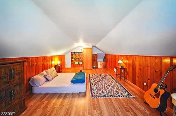 Bedroom, Interior, Wood Texture Flooring, Wooden Walls