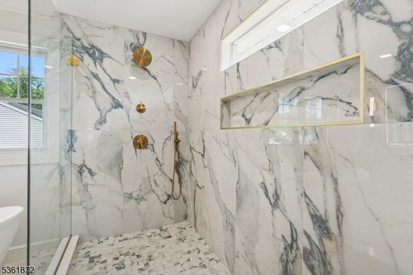 Bathroom, Interior, Marble Walls