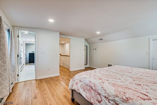 Bedroom, Interior, Marble, Recessed Lighting, Wood Texture Flooring