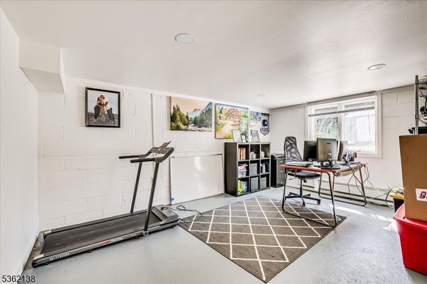 Fitness Equipment, Home Office, Interior, Recessed Lighting