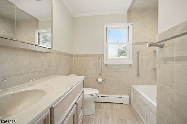 Bathroom, Interior, Wood Texture Flooring