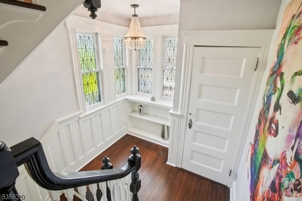 Chandelier, Interior, Wood Texture Flooring