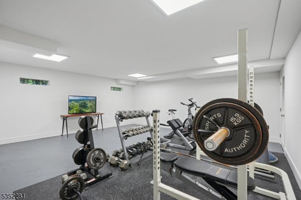 Fitness Equipment, Interior, Recessed Lighting