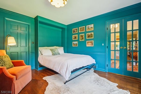 Bedroom, Interior, Wood Texture Flooring
