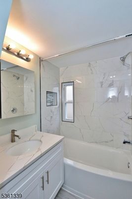 Bathroom, Dual Sink Vanities, Interior, Marble Walls