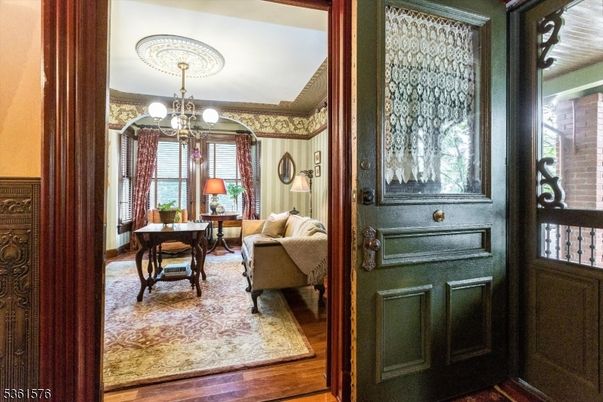 Chandelier, Interior, Wood Texture Flooring