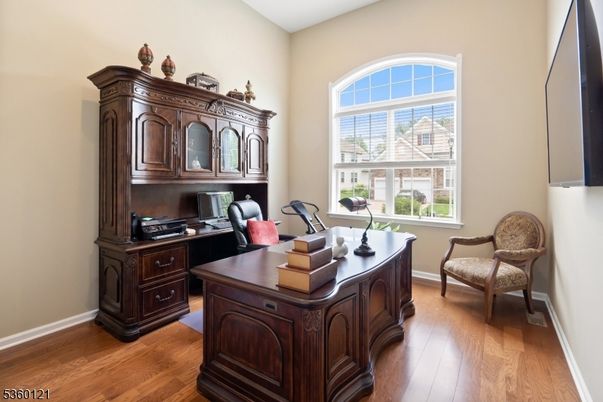 Home Office, Interior, Wood Texture Flooring