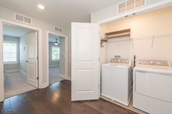 Interior, Recessed Lighting, Utility Closets, Washer, Wood Texture Flooring