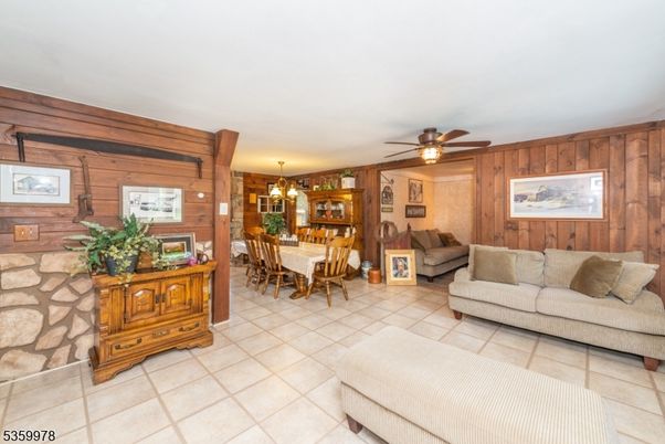 Chandelier, Dining room, Interior, Wooden Walls