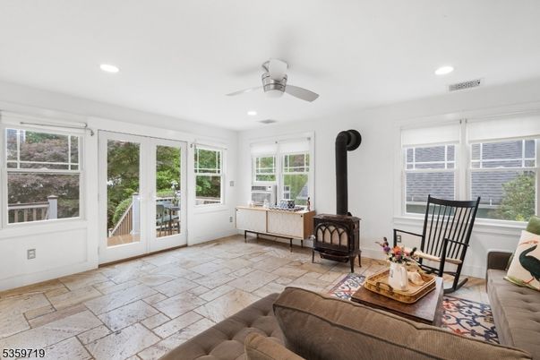 Interior, Living room, Recessed Lighting, Sun Room