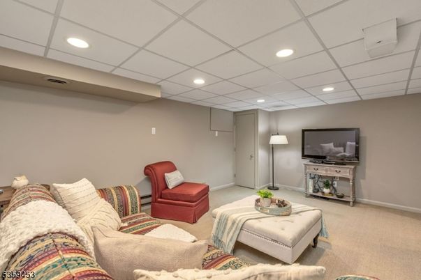 Interior, Living room, Recessed Lighting