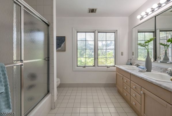 Bathroom, Dual Sink Vanities, Glass Shower, Interior