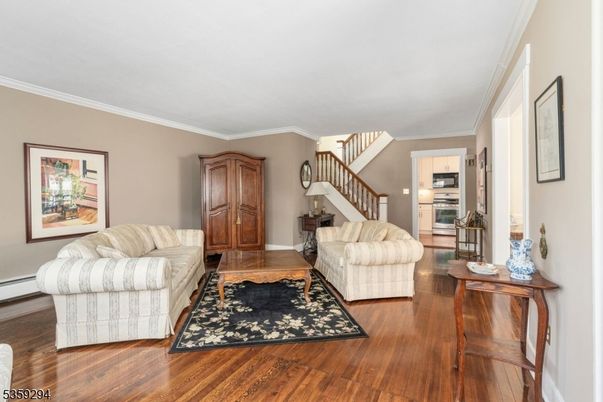 Interior, Living room, Stainless Steel Appliances, Wood Texture Flooring