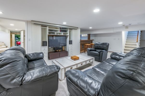 Fireplace, Interior, Living room, Recessed Lighting