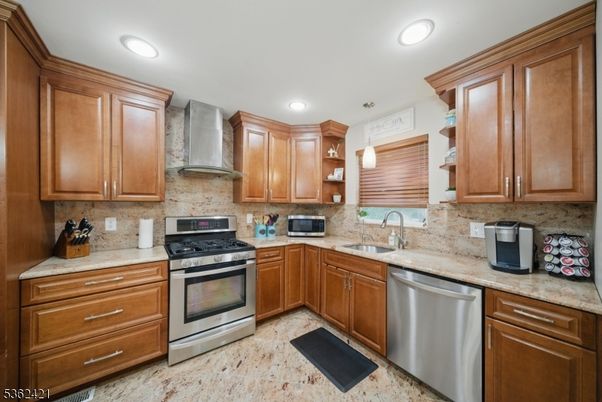 Interior, Kitchen, Recessed Lighting, Stainless Steel Appliances