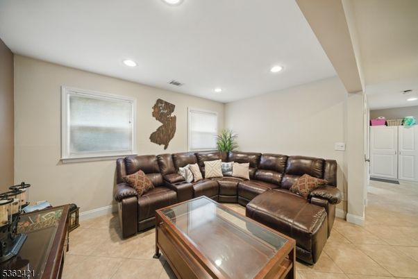 Interior, Living room, Recessed Lighting