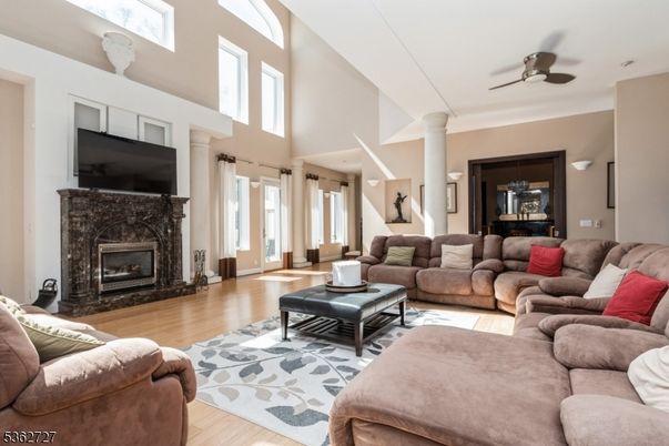 Fireplace, Interior, Living room, Wood Texture Flooring