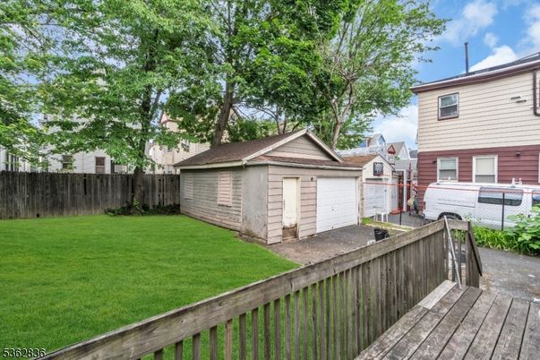 Backyard, Detached Garage, Exterior