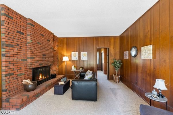 Fireplace, Interior, Stone Walls, Wooden Walls