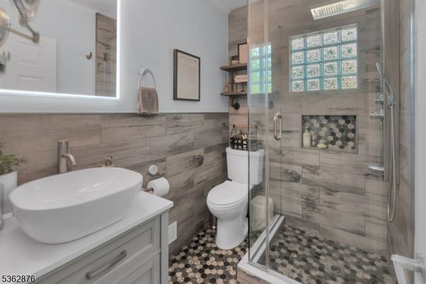 Bathroom, Glass Shower, Interior